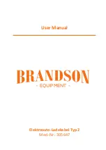 Предварительный просмотр 1 страницы Brandson Equipment 305647 User Manual