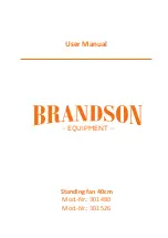Preview for 1 page of Brandson 301480 User Manual