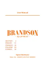 Preview for 1 page of Brandson 302697 User Manual