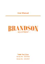 Preview for 1 page of Brandson 303056 User Manual