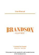 Preview for 1 page of Brandson 303336 User Manual