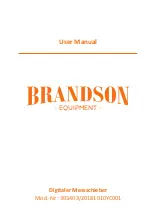 Предварительный просмотр 1 страницы Brandson 303403 User Manual