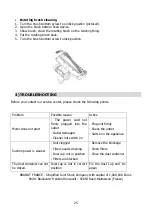 Предварительный просмотр 25 страницы Brandt ASB11B Instruction Manual