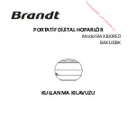 Preview for 39 page of Brandt BAX100BK Instruction Manual