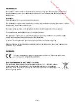 Preview for 2 page of Brandt BBTS-2000BW Instruction Manual