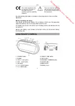 Предварительный просмотр 3 страницы Brandt BCR181 Instruction Manual