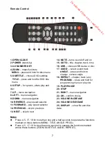 Preview for 8 page of Brandt BDVD1291 User Manual