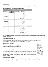 Предварительный просмотр 18 страницы Brandt BFC8027SW Instruction Manual