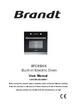 Предварительный просмотр 16 страницы Brandt BFC8500X User Manual