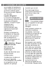 Preview for 7 page of Brandt BFC8610NW User Instruction