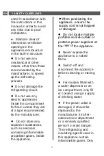 Preview for 30 page of Brandt BFC8610NW User Instruction