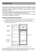 Preview for 8 page of Brandt BFD4522SS Instruction Manual