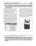 Preview for 9 page of Brandt BFU242LSW Operating And Installation Instructions