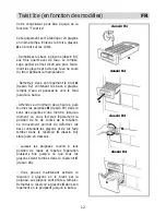 Preview for 12 page of Brandt BFU242LSW Operating And Installation Instructions