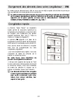 Preview for 18 page of Brandt BFU242LSW Operating And Installation Instructions