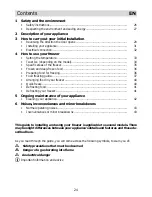 Preview for 24 page of Brandt BFU242LSW Operating And Installation Instructions