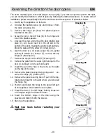 Preview for 29 page of Brandt BFU242LSW Operating And Installation Instructions