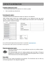 Preview for 40 page of Brandt BFU4351SW Instruction Manual