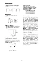 Предварительный просмотр 10 страницы Brandt BFU4425SW Instructions For Use Manual