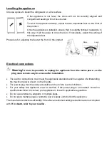 Предварительный просмотр 37 страницы Brandt BFU8620NA Instruction Manual