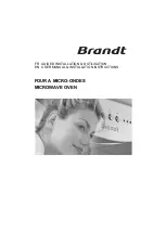 Brandt BMS6112X User'S Manual & Installation Instructions preview