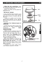 Предварительный просмотр 17 страницы Brandt BPI6413BM Manual For Installation And Use