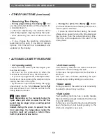 Preview for 59 page of Brandt BT1208 User Manual