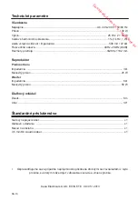 Preview for 62 page of Brandt BTD500BLN Manual