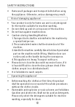 Preview for 6 page of Brandt BWF124QLE User Manual