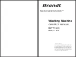 Preview for 1 page of Brandt BWF710AX Owner'S Manual