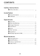 Preview for 2 page of Brandt BWF814AG User Manual