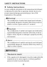 Preview for 3 page of Brandt BWF814AG User Manual