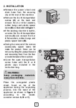 Предварительный просмотр 7 страницы Brandt BWW7549U Instruction Manual