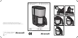 Preview for 1 page of Brandt CAF-1408 A Instructions For Use Manual