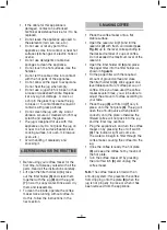 Preview for 10 page of Brandt CAF-1408 A Instructions For Use Manual