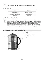 Preview for 18 page of Brandt CAF100PX Instruction Manual