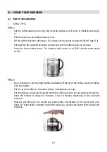 Preview for 19 page of Brandt CAF100PX Instruction Manual