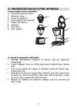 Preview for 12 page of Brandt CAF125B Instruction Manual