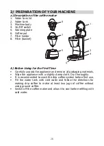 Preview for 26 page of Brandt CAF125B Instruction Manual