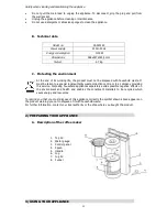 Preview for 11 page of Brandt CAF2012X Instruction Manual