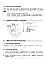 Preview for 8 page of Brandt CAF2012XT Instruction Manual