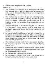 Preview for 16 page of Brandt CAF2012XT Instruction Manual