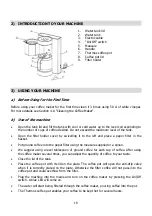 Preview for 19 page of Brandt CAF2012XT Instruction Manual