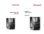 Preview for 1 page of Brandt CAF815X Instruction Manual