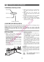 Preview for 34 page of Brandt CE3280ZP Instruction Manual