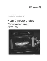 Brandt CE3610B Instruction Manual preview