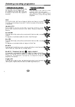 Preview for 8 page of Brandt DWE350 Operating Instructions Manual