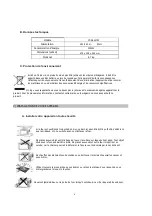 Preview for 8 page of Brandt FC-260MW Instruction Manual