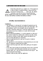 Preview for 17 page of Brandt FC-260MW Instruction Manual