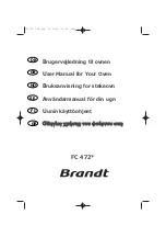 Предварительный просмотр 1 страницы Brandt FC 472 Series User Manual